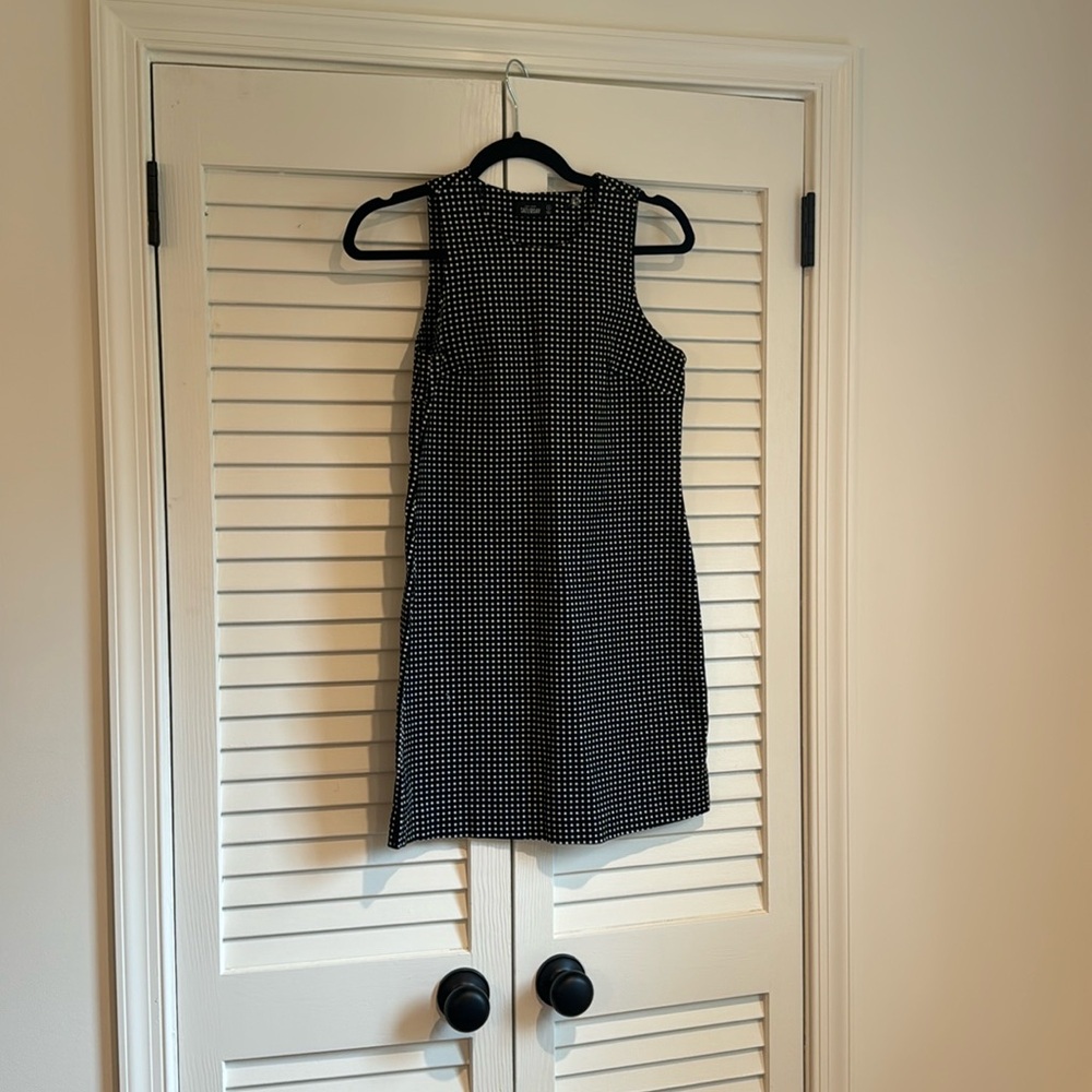 Kate Spade Saturday Black and White Checkered Dress
